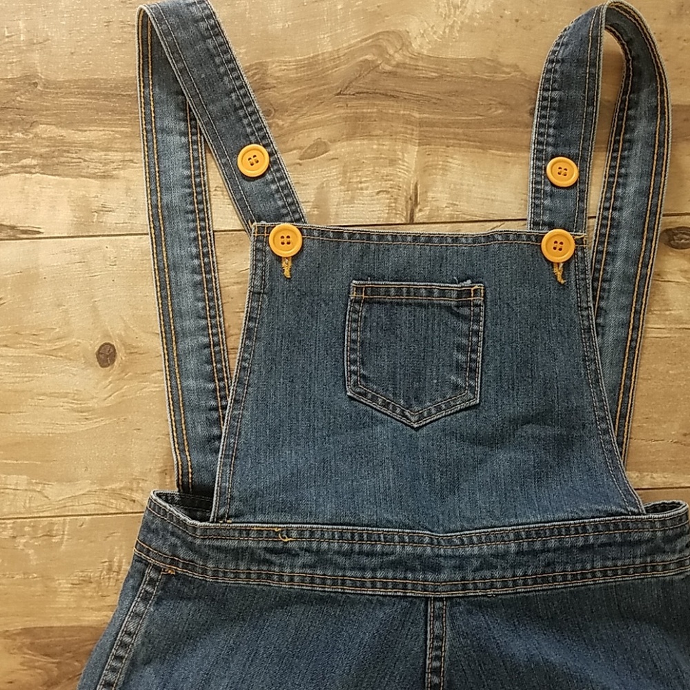 Overall denim dress